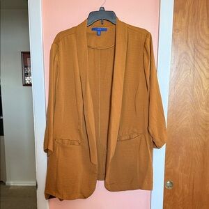 Apt. 9 Women's Plus Blazer in Warm Brown